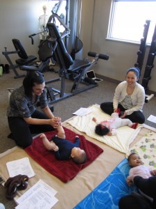 Infant Massage Class at Advanced Health Recovery.
